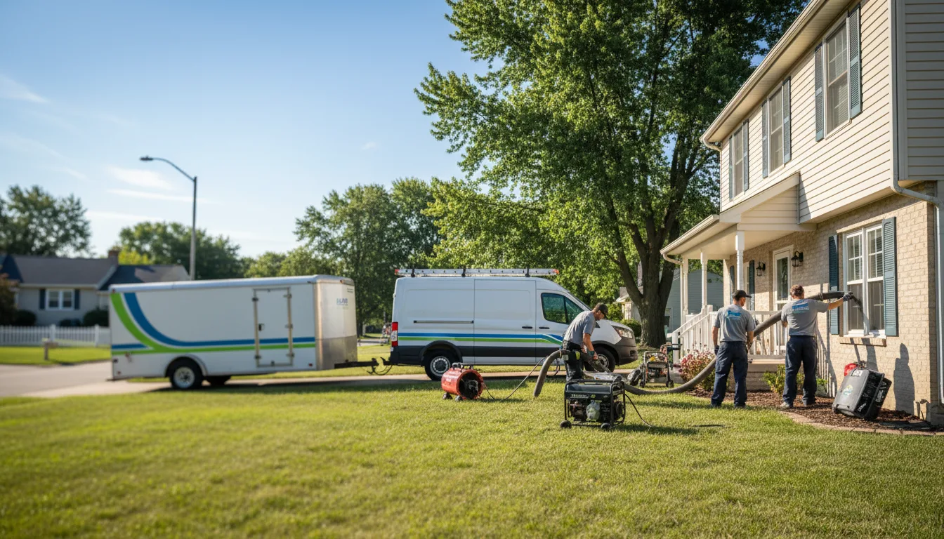 Flooded Basement Restoration And Cleanup With Repair in Enterprise, KS near me